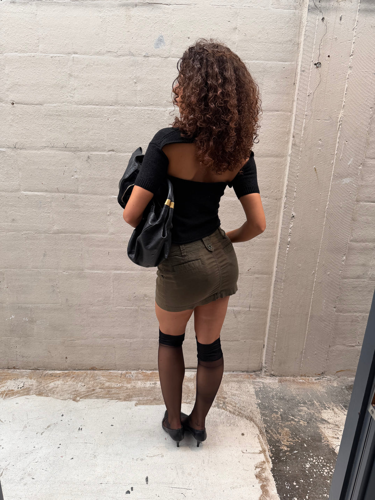 Chloe Backless Knit Top