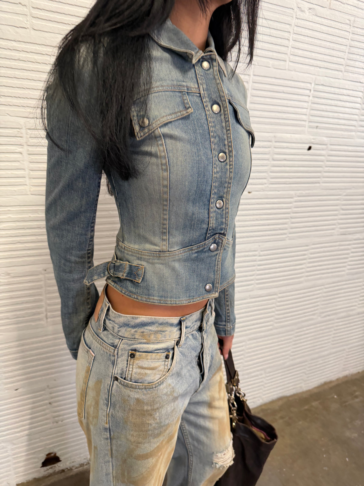 Denim Corset Jacket