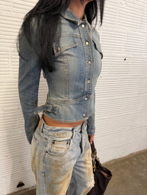 Denim Corset Jacket