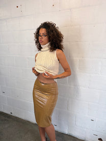 Cable Knit Top
