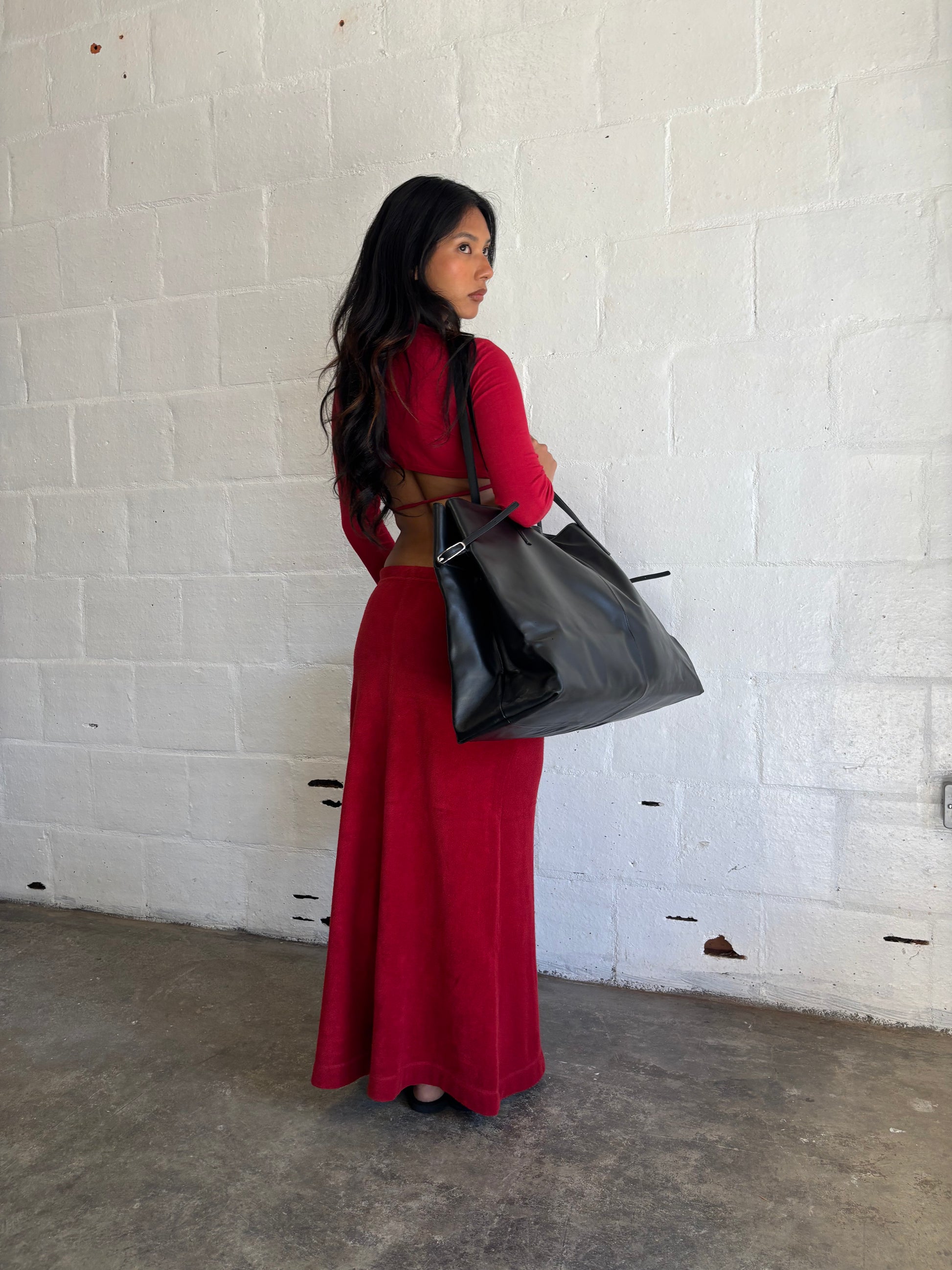 Red Wrap Top