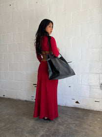 Red Wrap Top