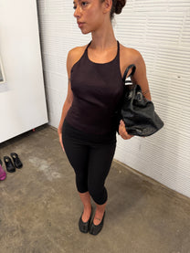 Plum Suede Top