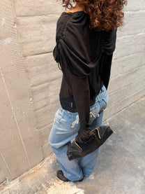 Evisu Distressed Jeans