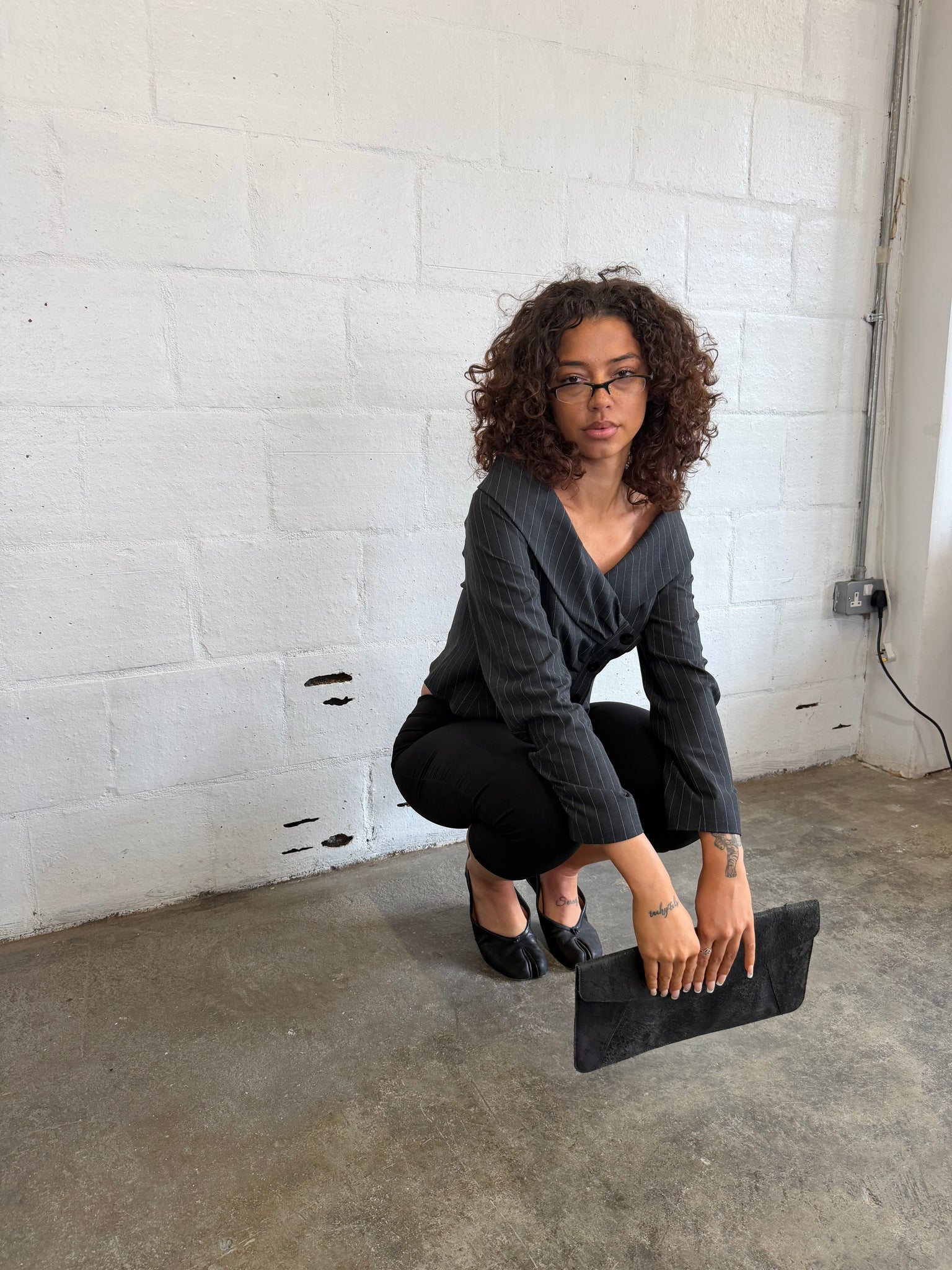 Asymmetric Blazer Top