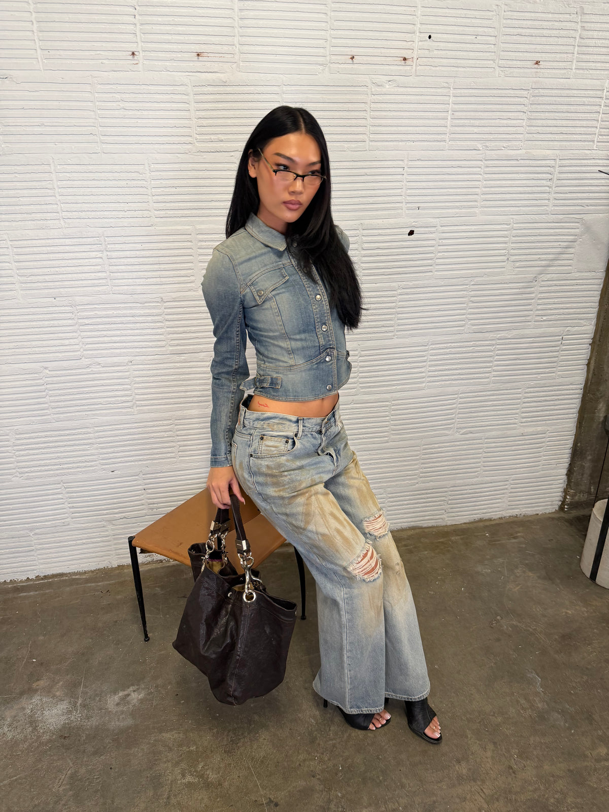Denim Corset Jacket