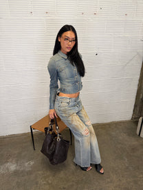 Denim Corset Jacket