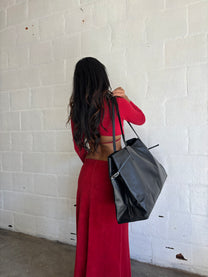 Red Wrap Top