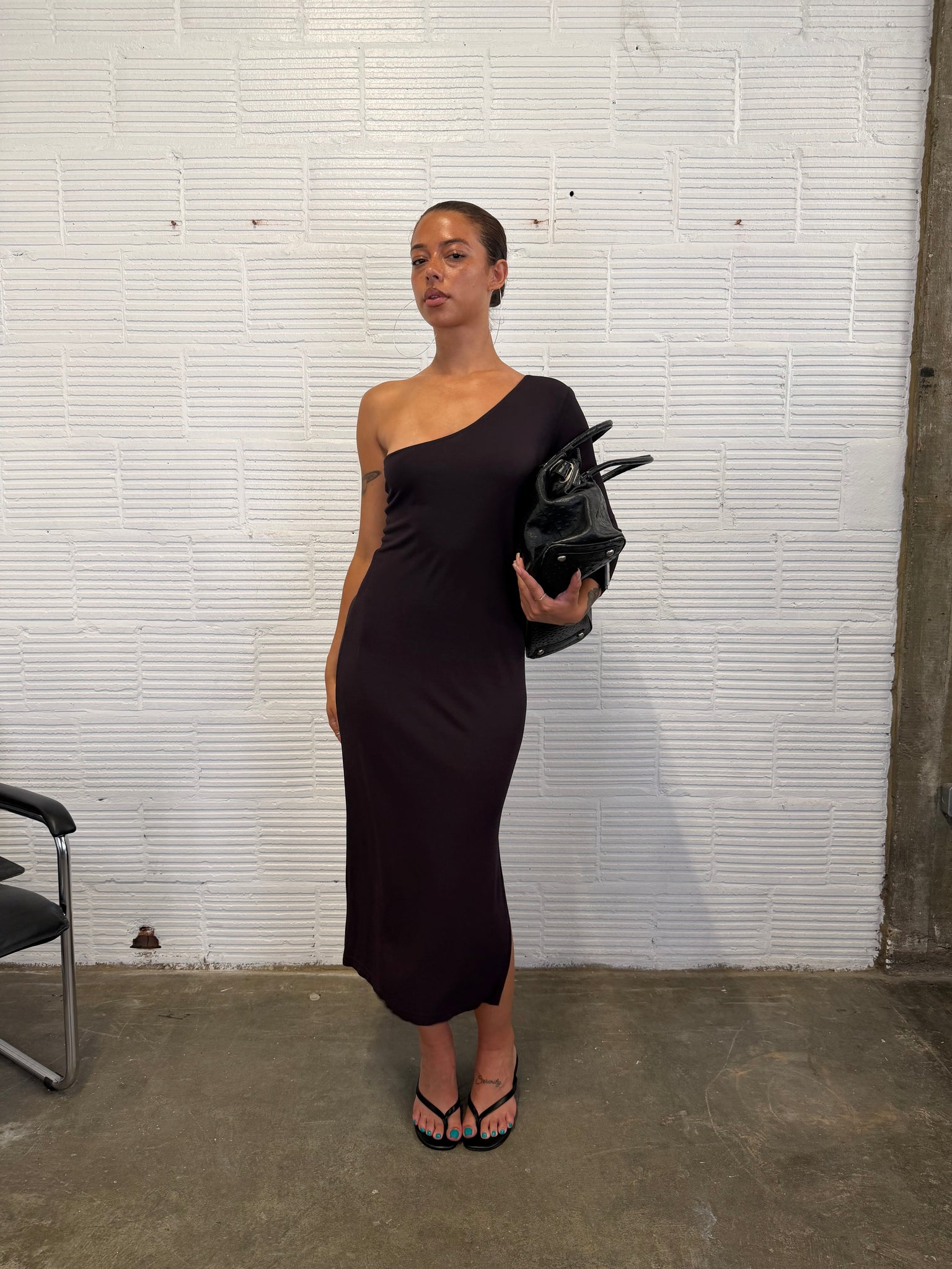 Asymmetric Maxi Dress