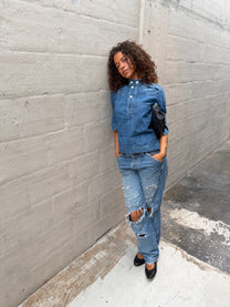 G star denim shirt