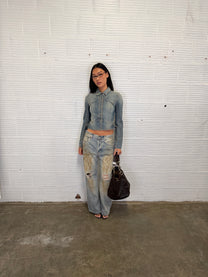 Denim Corset Jacket