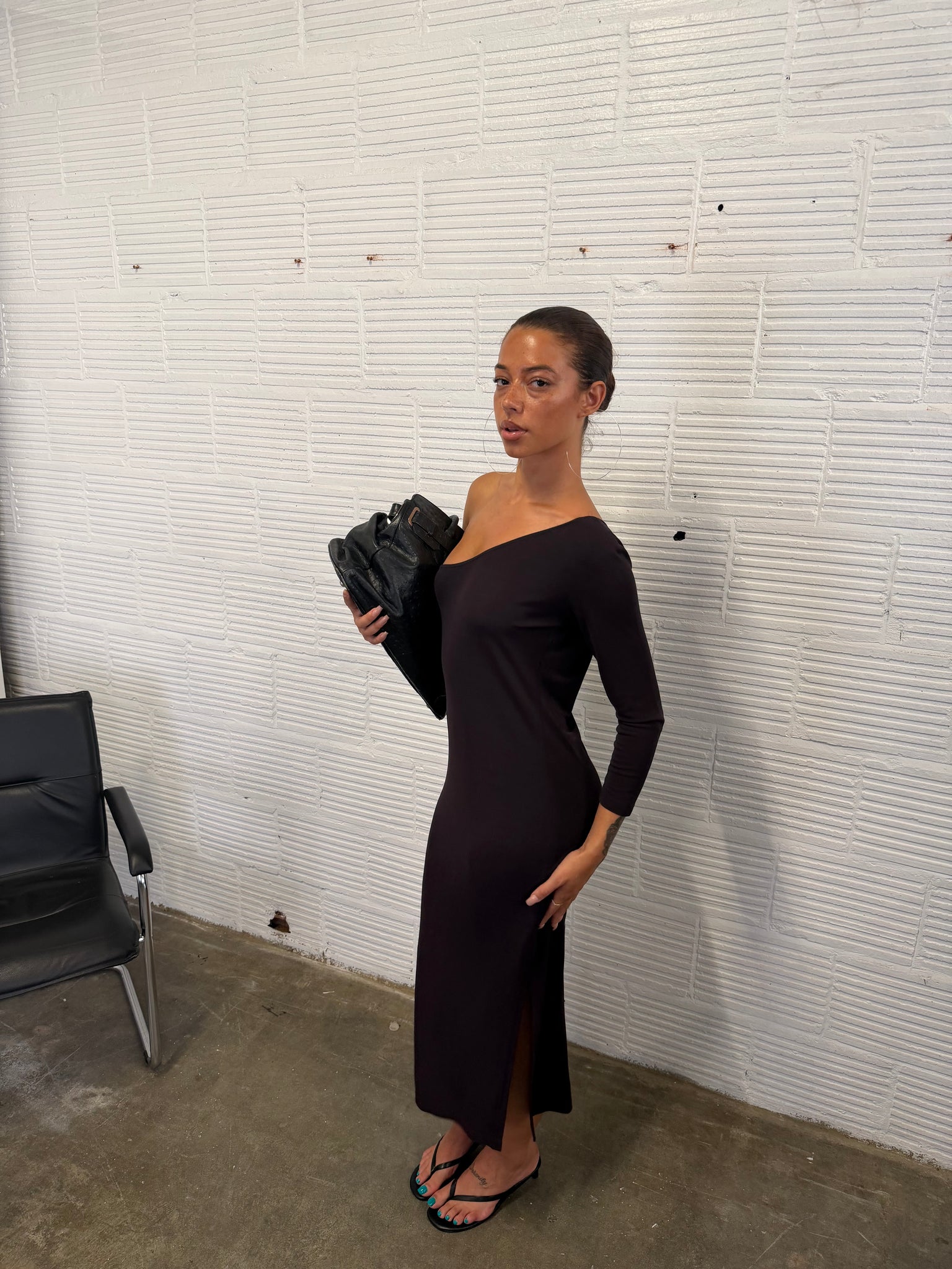 Asymmetric Maxi Dress