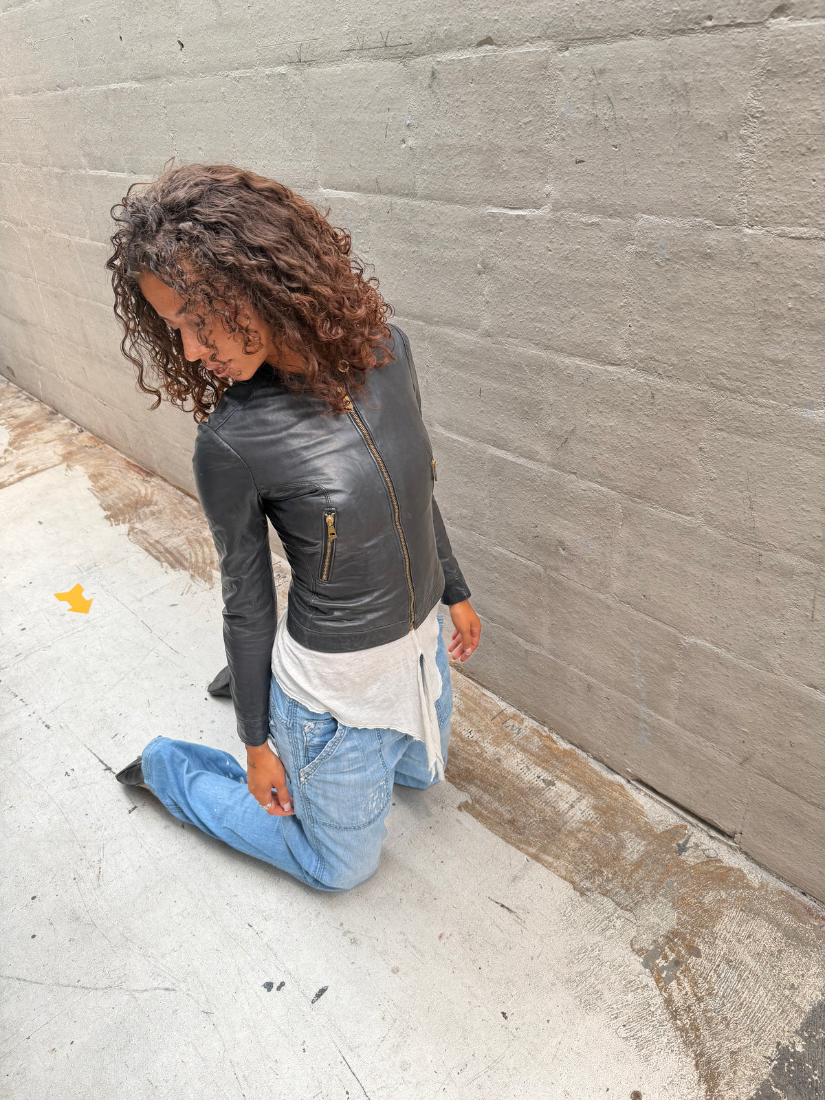Deisel Distressed Baggy Jeans