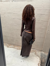 Maxi Denim Skirt