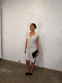 Slate Waterfall Dress