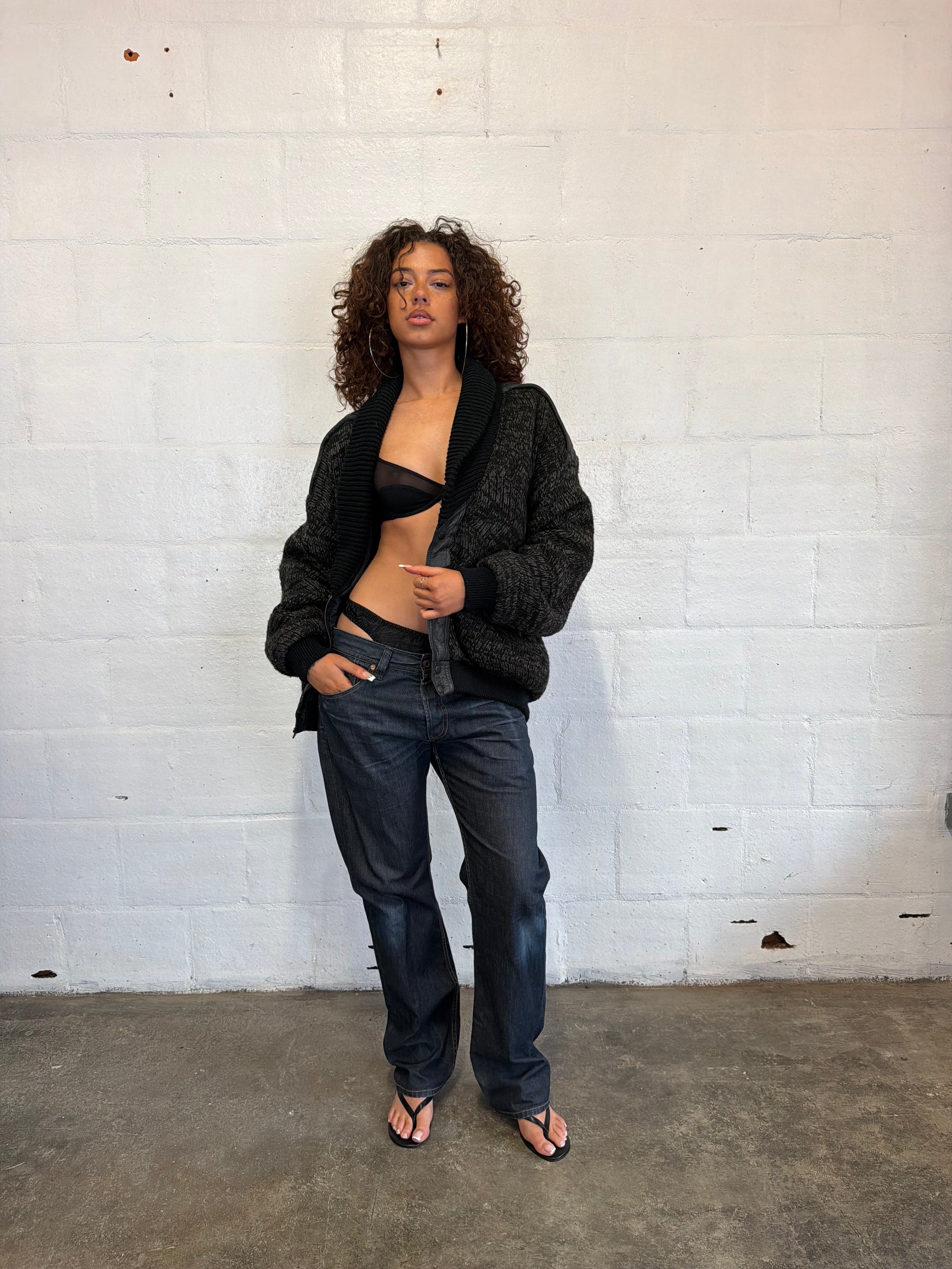 Knit Bomber Jacket