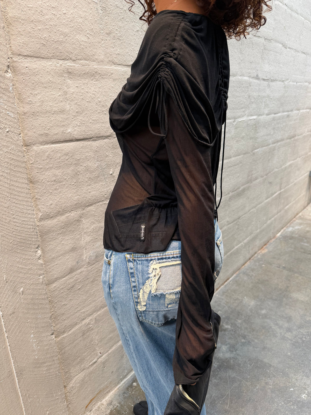 Armani Mesh Top