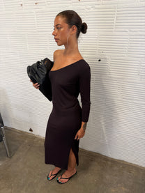 Asymmetric Maxi Dress