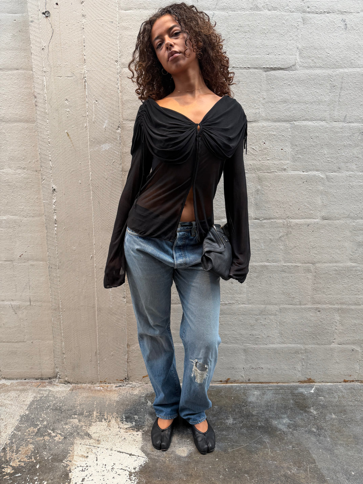 Armani Mesh Top