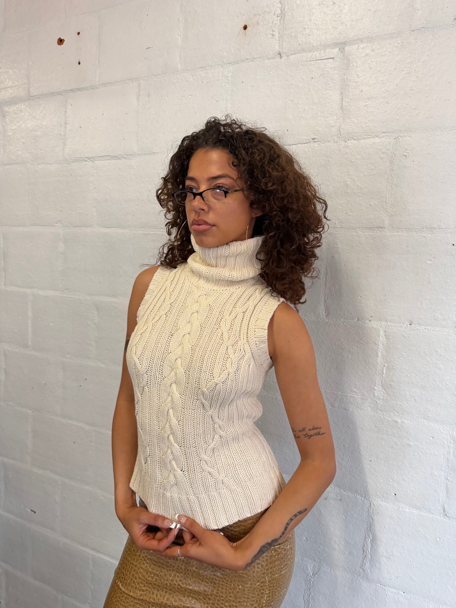 Cable Knit Top