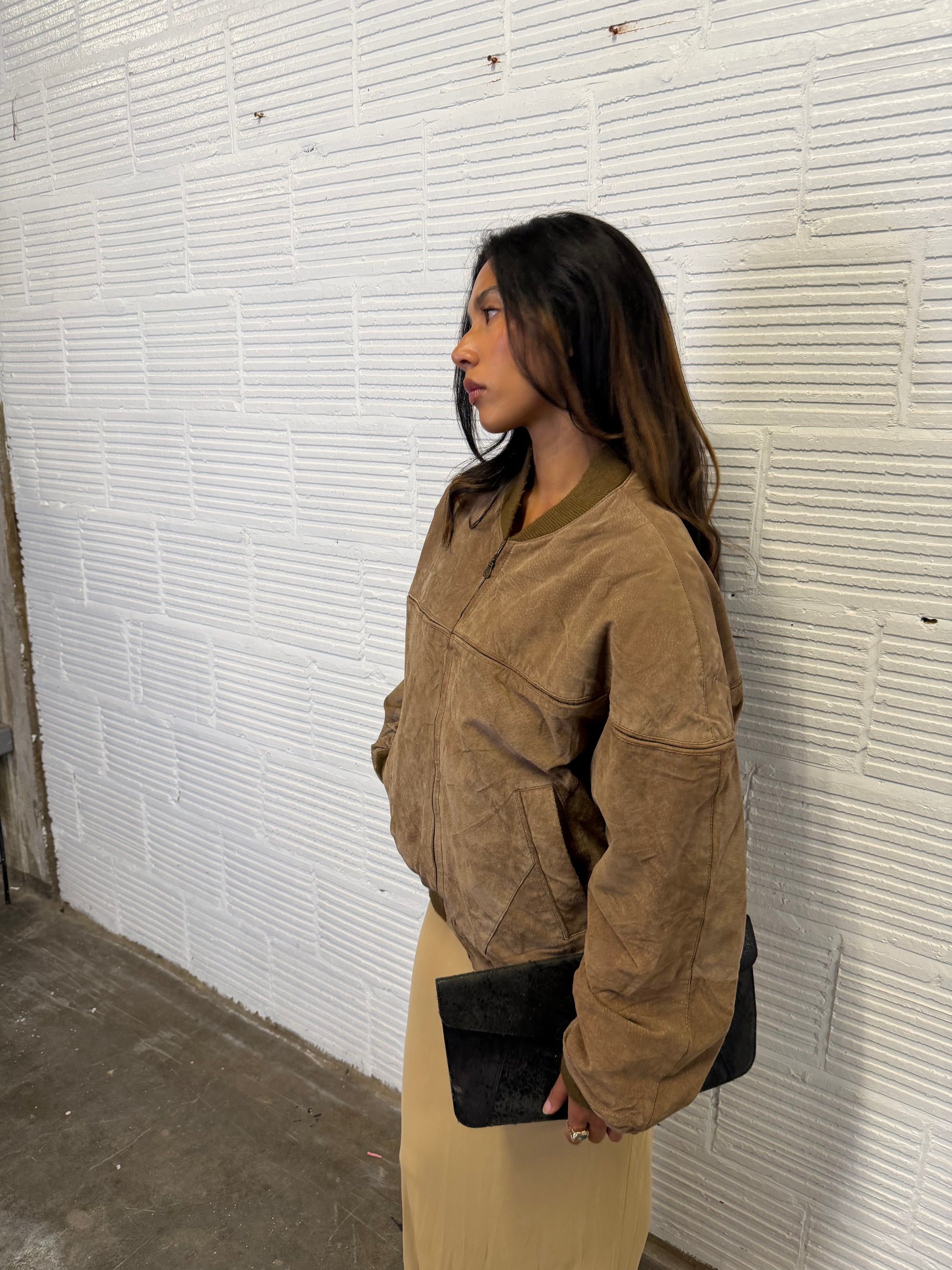 Suede Bomber