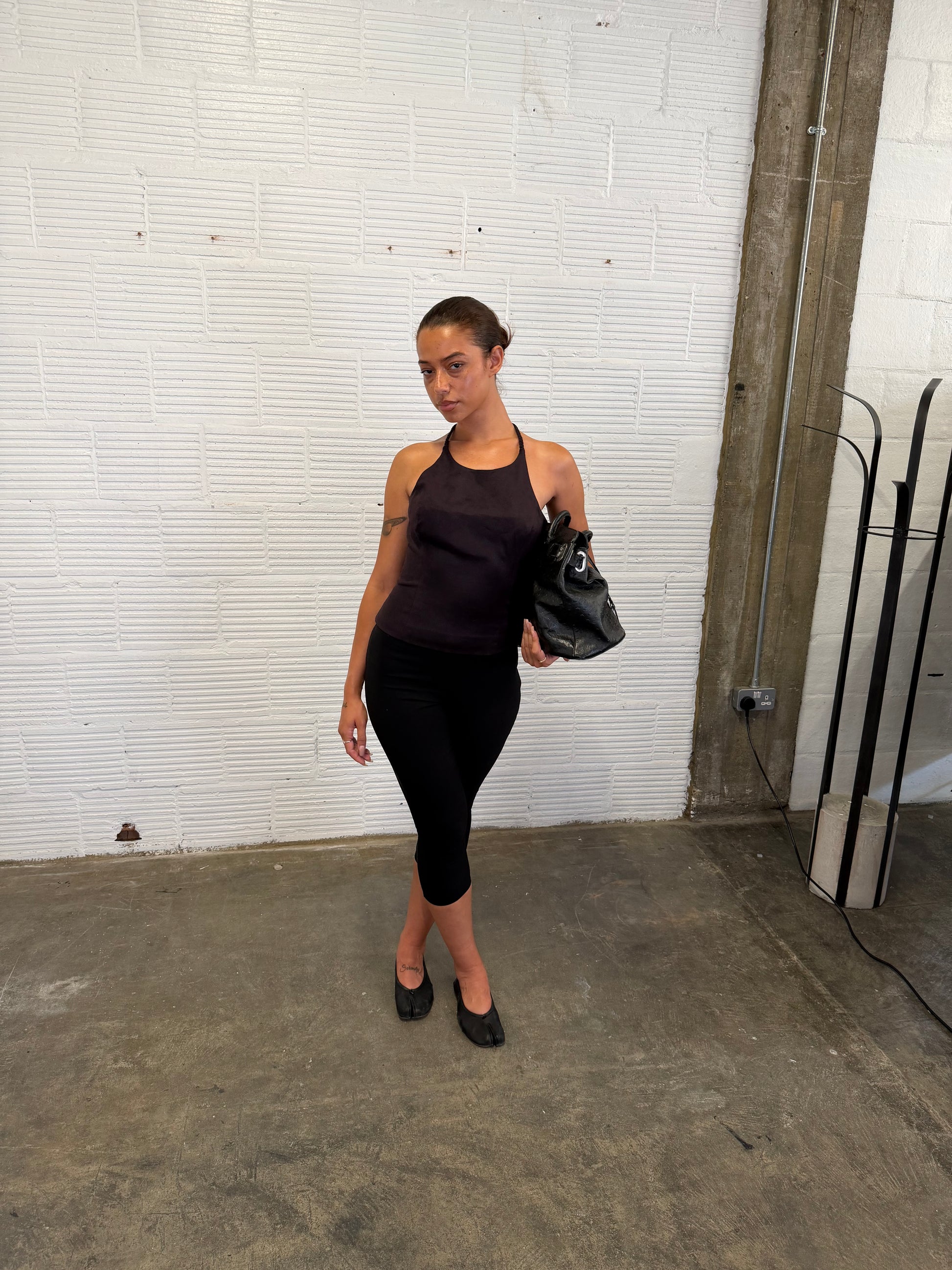 Plum Suede Top