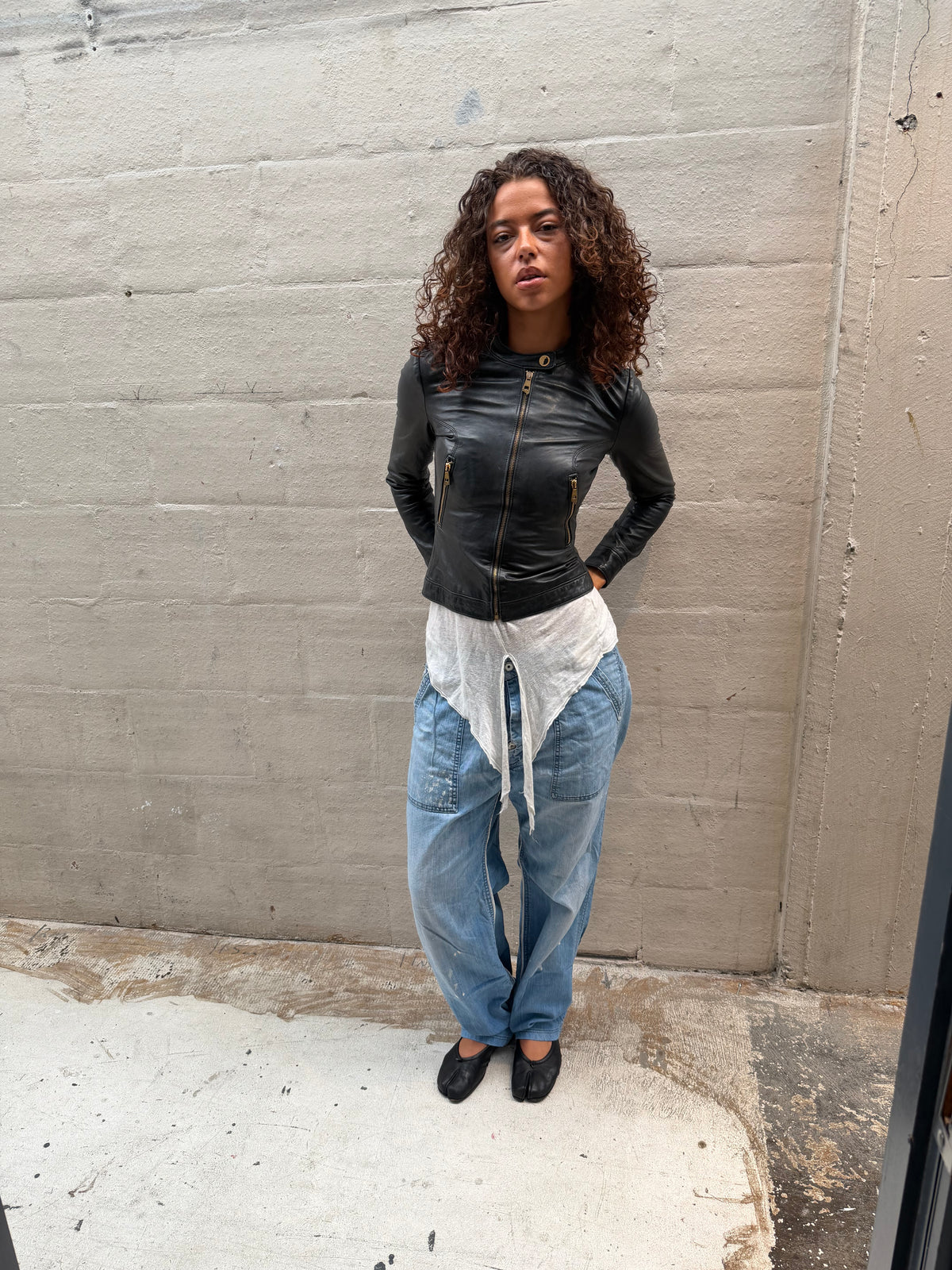 Deisel Distressed Baggy Jeans