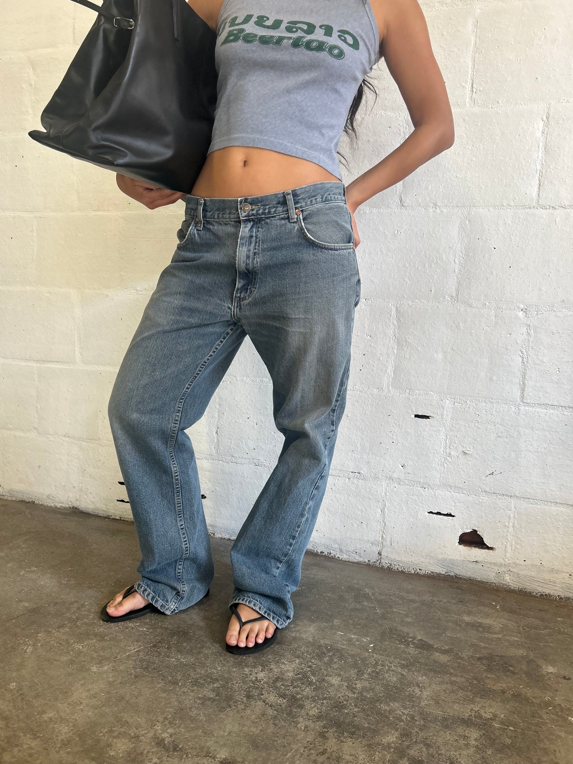 Beerlao Grey Tank