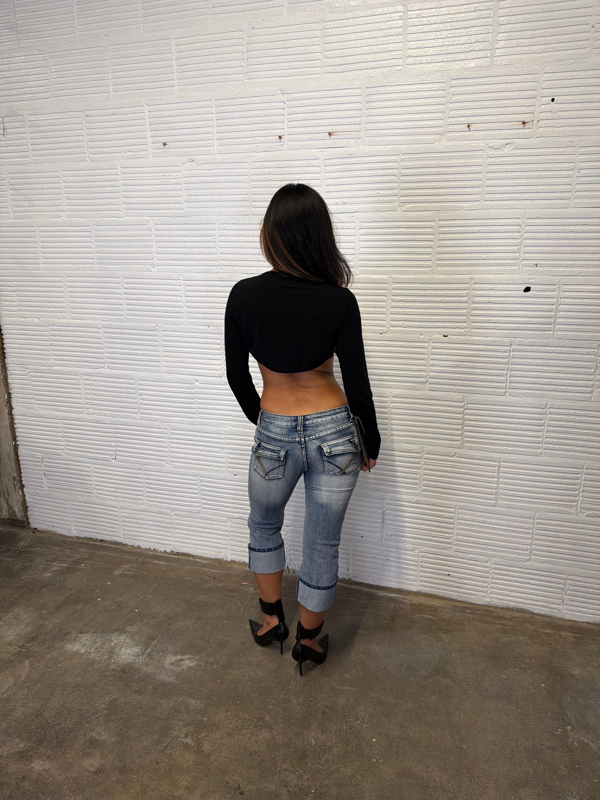 Denim capris