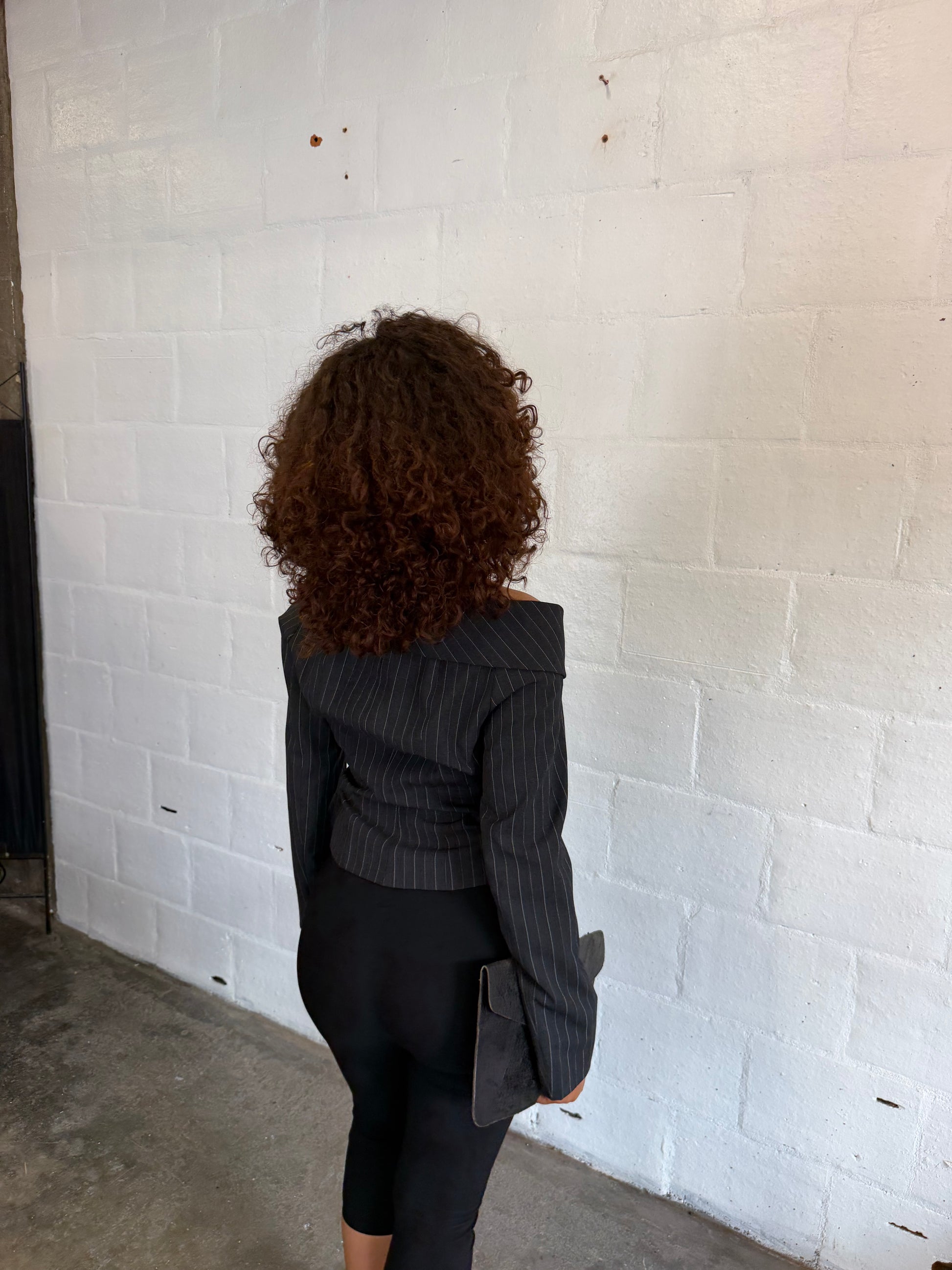 Asymmetric Blazer Top