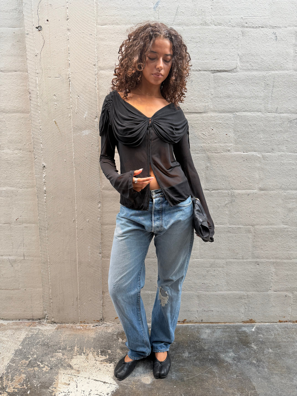 Armani Mesh Top