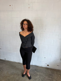 Asymmetric Blazer Top