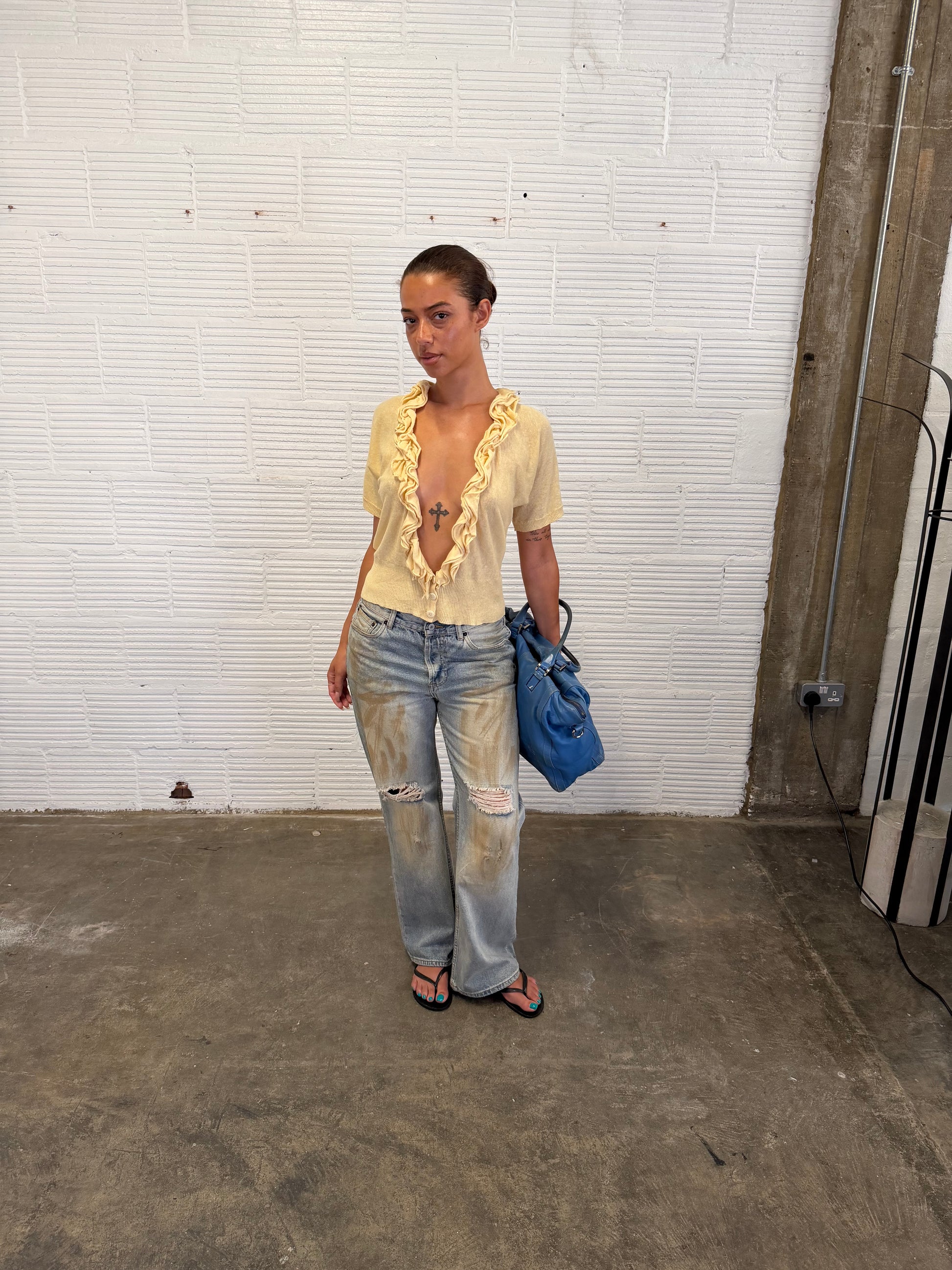 Knit cardigan