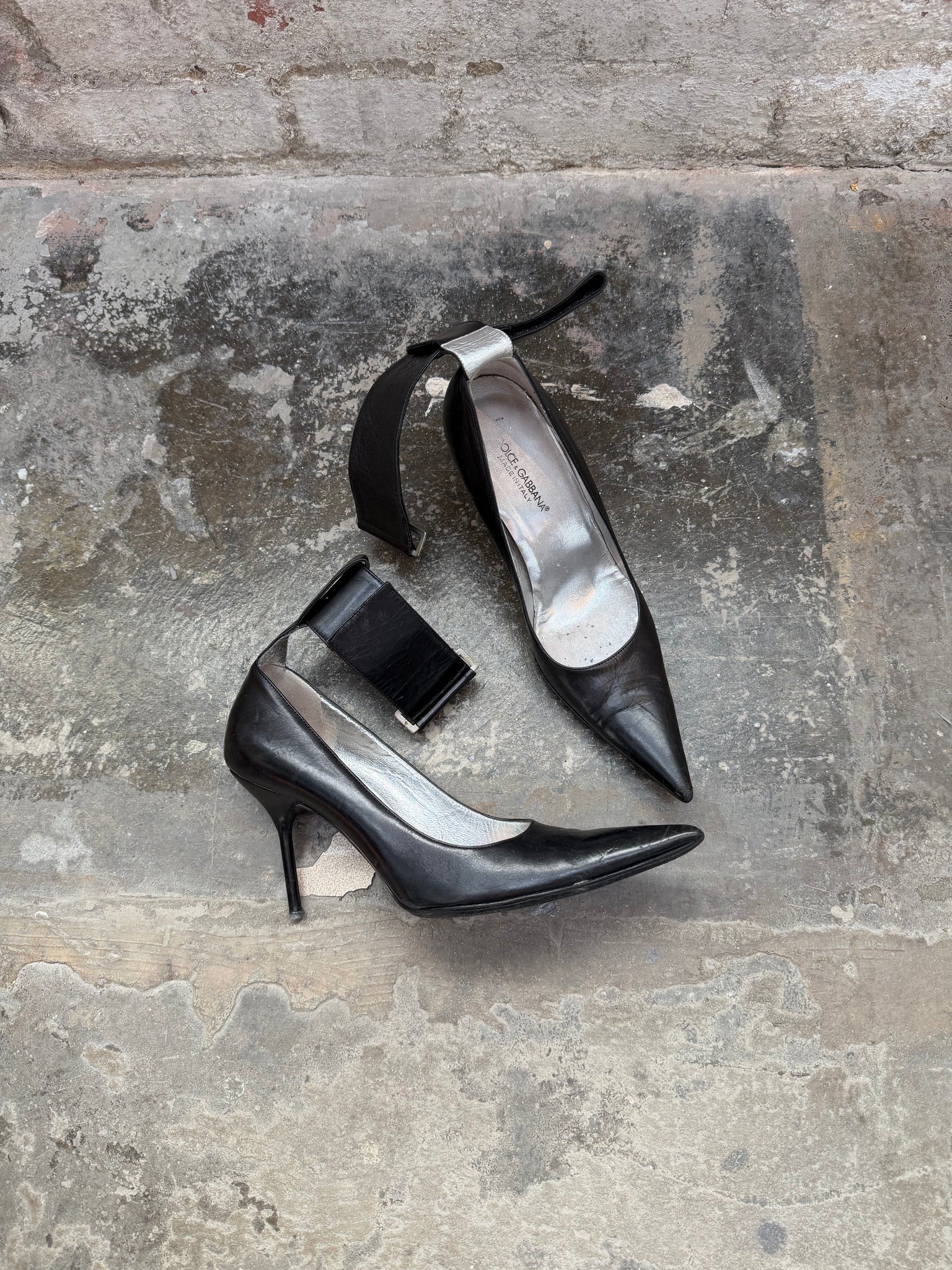 Dolce &amp; Gabbana Ankle Strap Heel