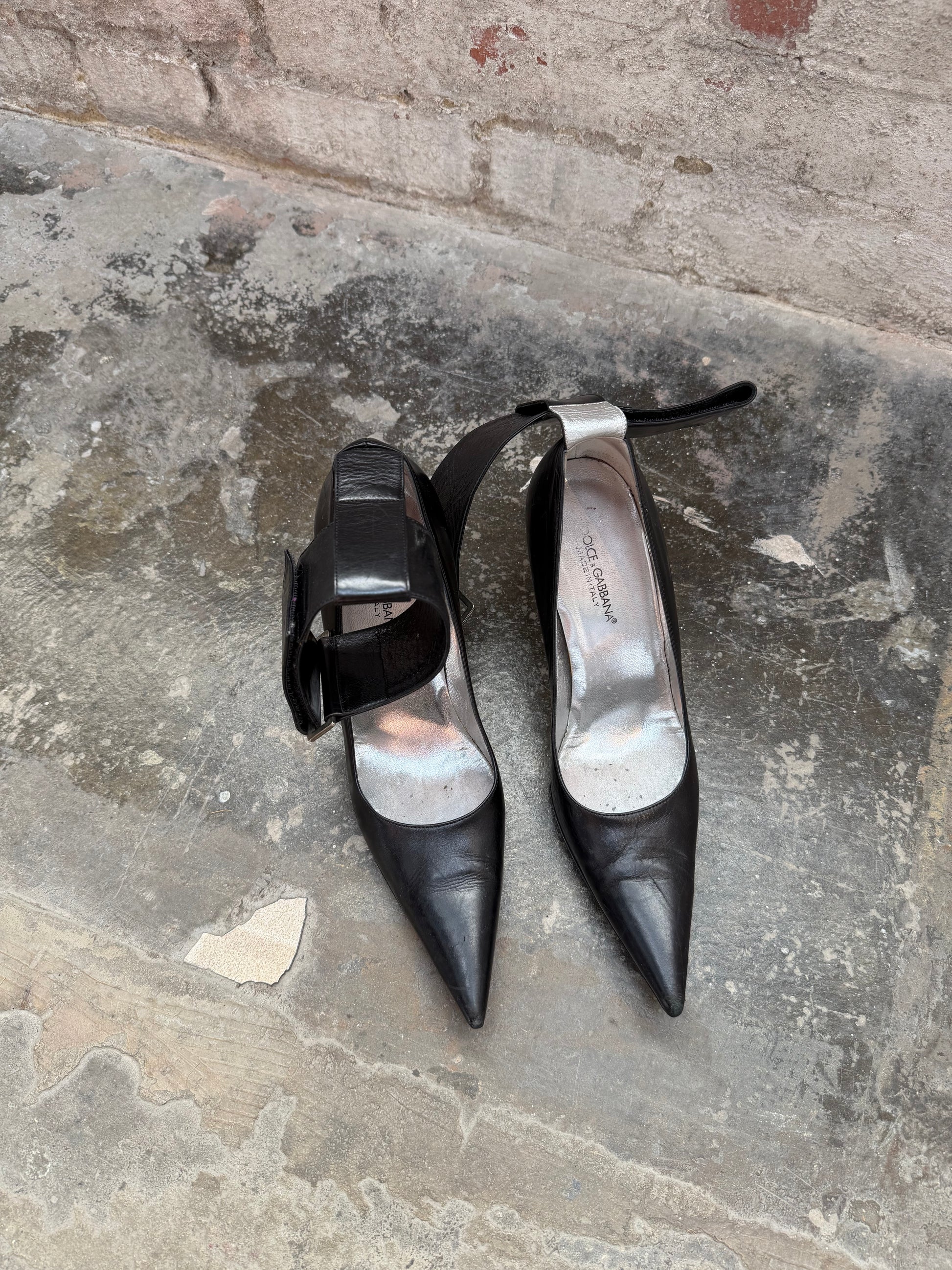 Dolce &amp; Gabbana Ankle Strap Heel