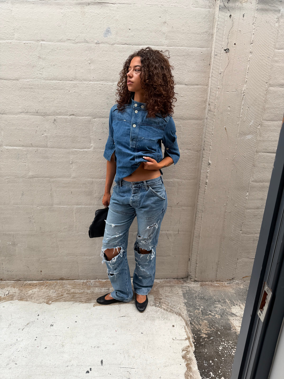 G star denim shirt