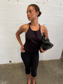 Plum Suede Top