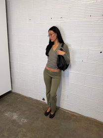 Knit Wrap Top