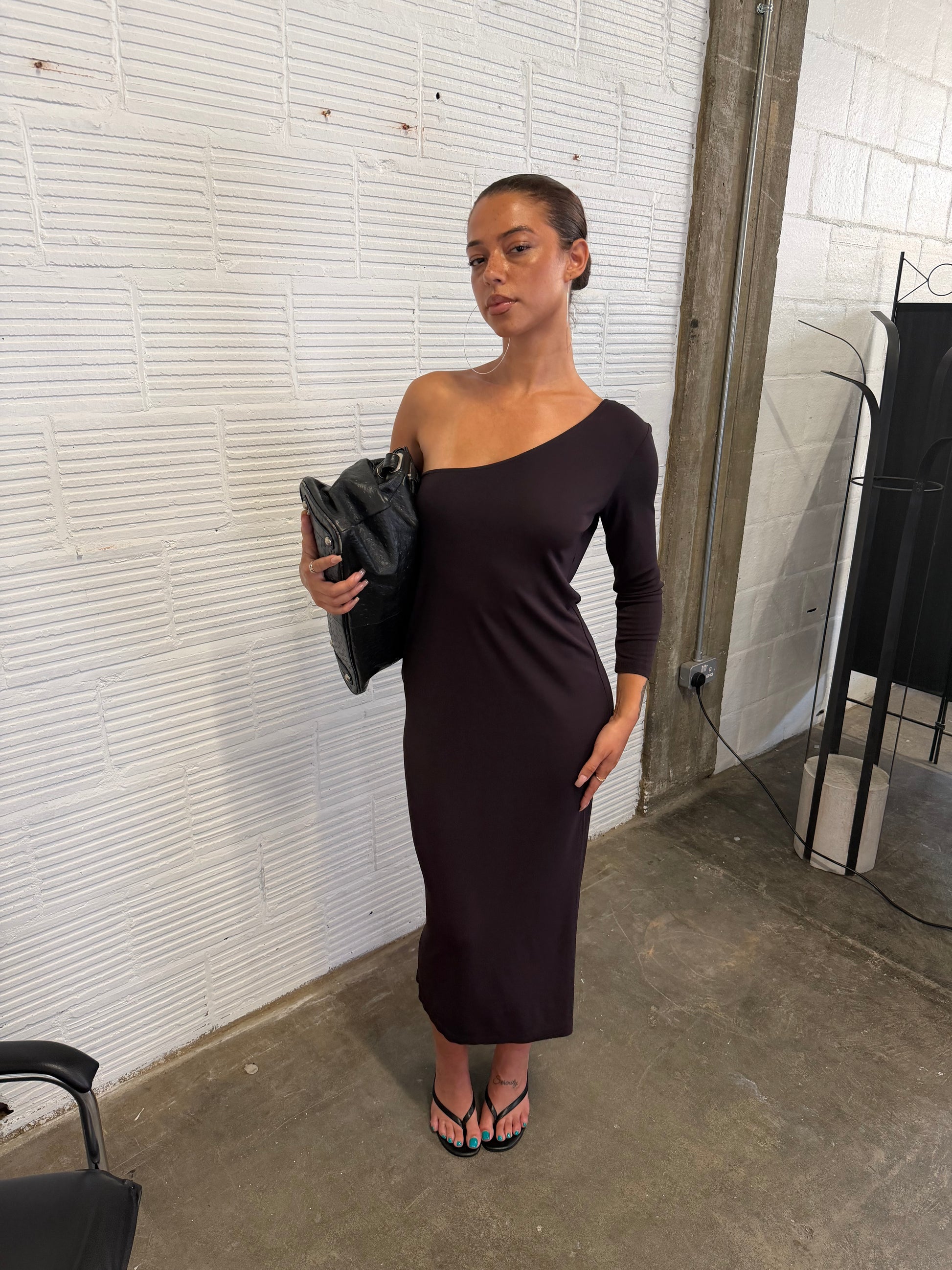 Asymmetric Maxi Dress