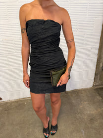 Textured Mini Dress