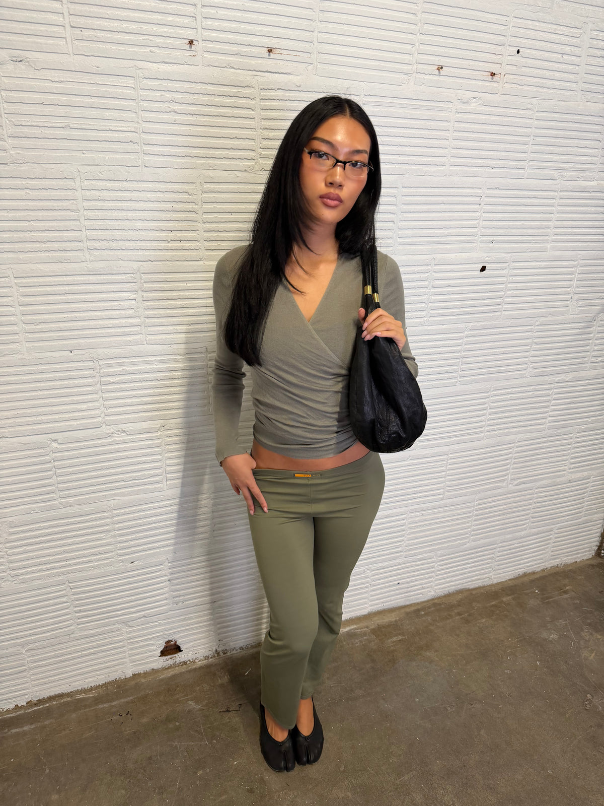 Knit Wrap Top