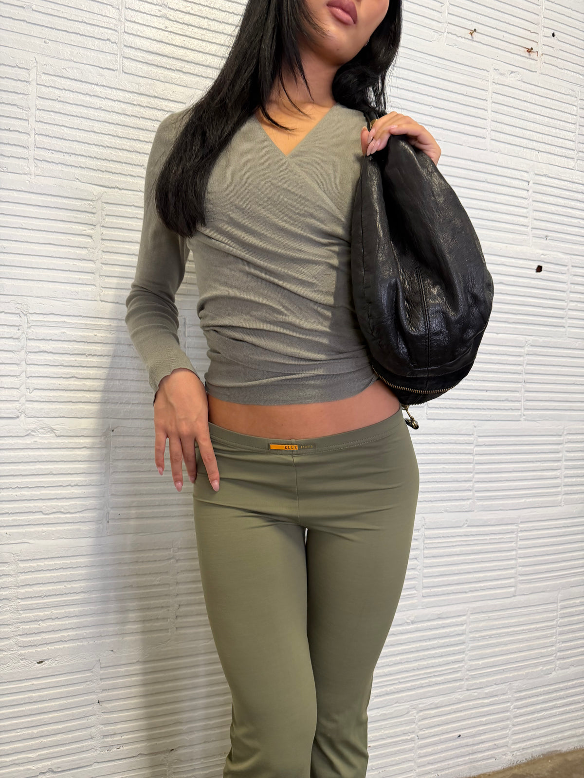 Knit Wrap Top