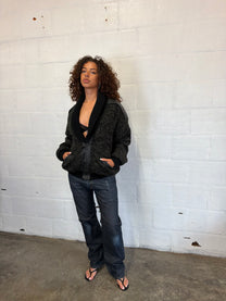 Knit Bomber Jacket