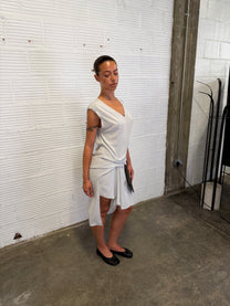 Slate Waterfall Dress