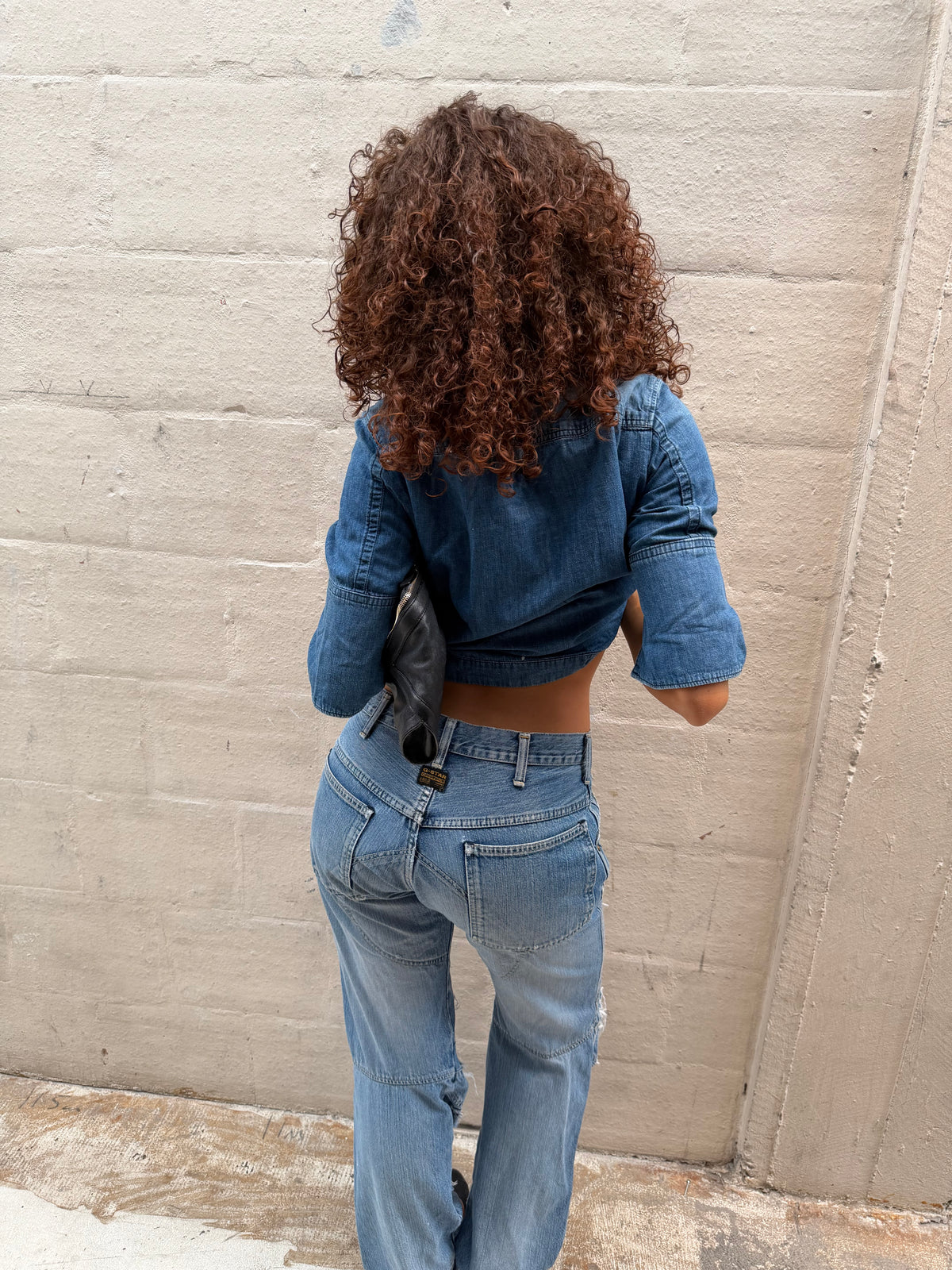 G star denim shirt