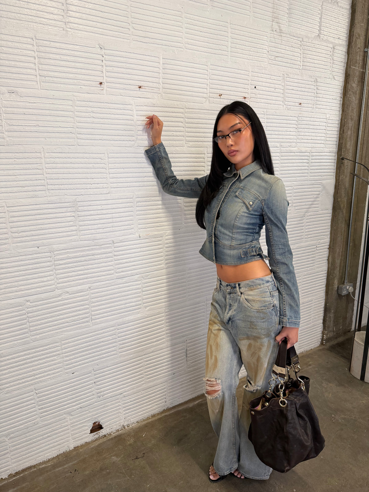 Denim Corset Jacket