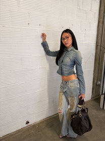 Denim Corset Jacket