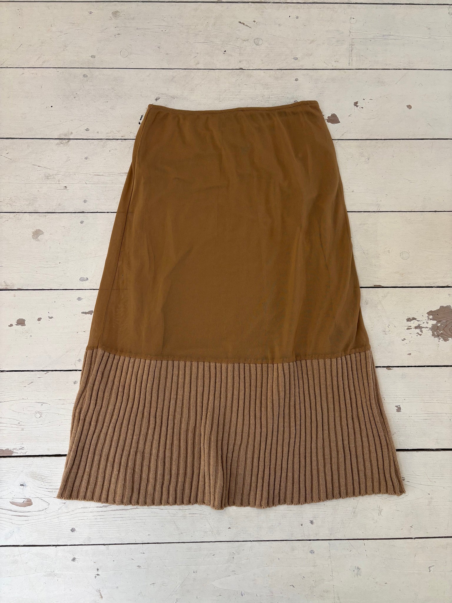 Mesh Knit Skirt
